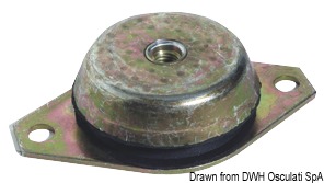 Антивибрационная опора из оцинкованной стали 600 кг (арт. 51.656.07)