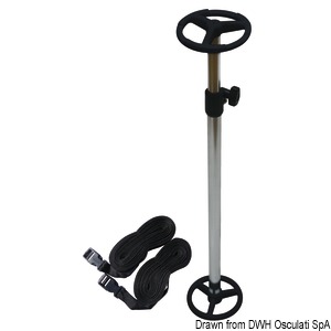 Телескопическая опорная стойка для брезентов