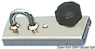 Каретка из нержавеющей стали с проушиной (арт. 61.510.90)