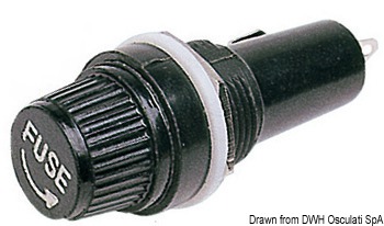 Держатель врезного монтажа для стеклянных предохранителей 6.3 x 32 мм (арт. 14.145.00)