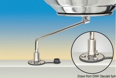 Кронштейн для монтажа вровень со стрингером для гриля Magma