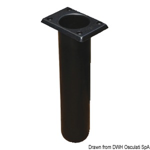 Устойчивый к ультрафиолету полимерный держатель для удочек квадратный черный 230 мм (арт. 41.164.01)