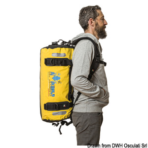 Водонепроницаемая жёлтая сумка круглого сечения Amphibious Voyager 60 л 57х37 см (арт. 23.521.12)