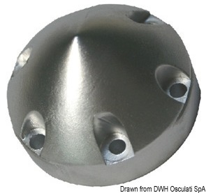 Цинковый анод для гребных винтов Max-Prop Ø44 мм 68x44 мм