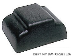 Законцовка из черного пластика для привального бруса (арт. 44.494.01)