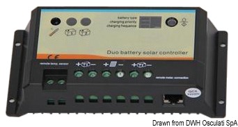 Регулятор заряда для панелей IP30 12/24 В 10 А 153 х 76 х 37 мм
