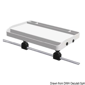 Лоток для труб диаметром 25 мм для установки на подставку, размеры 700x420 мм (арт. 41.168.21)