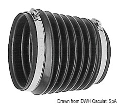 Гофрированный чехол для привода трансмиссии Volvo Penta и OMC Cobra