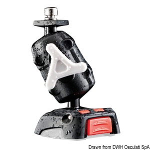 Универсальное крепление SCANSTRUT ROKK MINI для электронных устройств ориентируемый корпус, крепление к основанию и держателю на выбор (арт.23.404.00)