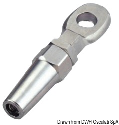 Тросовые наконечники с обухом Ø 6 мм 3700 кг