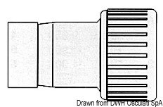 Переходник прямой 22 мм х 15 мм тип "папа - мама" для систем водопроводных фитингов Hydrofix до 70°C