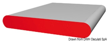Лата для парусов 2000x18x2мм 0.320кг сечение прямоугольник из сатинированного стекловолокна