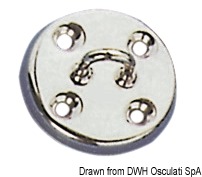 Основание для крепления блоков Viadana Wind Speed с универсальной головкой на плоскости (арт. 55.351.40)