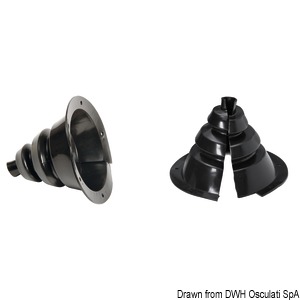 Кабель-канал раскрываемый гофрированный 135 мм