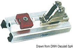 Фиксированный кронштейн вилки для рельса 25x4 мм