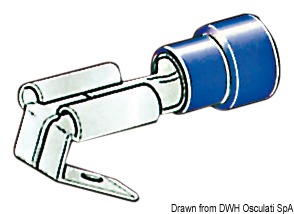 Разъем / клемма с комбинированным контактом Piggy-Back под ножевой разъем 1 - 2.5 мм² (50 шт) (арт. 14.186.26)