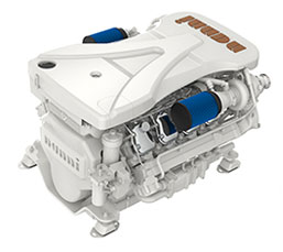 Судовой двигатель Nanni N16.1100 CR3 ZF500-1 A/1.964:1