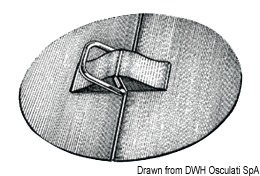 D-образные рым-кольца из нержавеющей стали с основанием из ЭПДМ (арт. 66.006.00)