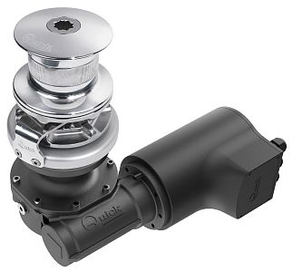 Якорная лебедка Quick R3, 12В, 1400Вт, с барабаном, для цепи 10мм (арт. FSR01412D010A00)