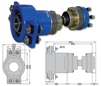 ШРУС Python Drive P200-W комплект для вала 50/60мм (арт. P200-W)