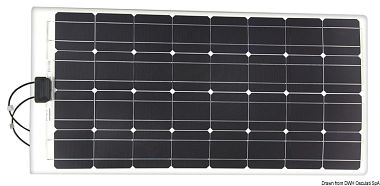 Гибкая солнечная монокристаллическая панель SunPower Enecom IP65 12 В 100 Вт 1,6 кг 1231 x 536 х 1,7