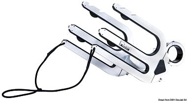 Кронштейн алюминиевый для вейбордов и серфинга с 2 вилками на 38 и 70 мм Monster Tower SWR-2.5 (арт. 48.415.13 / SWR-2.5)