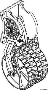 Спусковые колеса для тендера 164х334 мм (арт. 47.368.10)