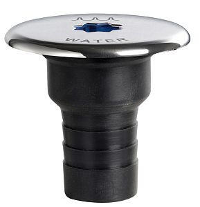 Заливная горловина Clever для чистой воды под шланг Ø38мм 80мм из полимера и нержавеющей стали (арт. 20.463.02)