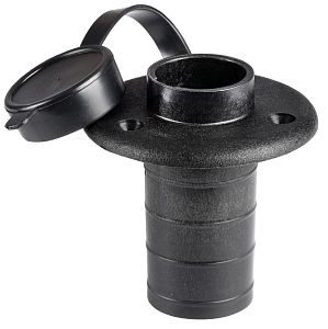 Сменное основание для мачт врезное на горизонтальную поверхность 80,5 мм 2 контакта чёрное