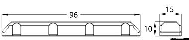 Причальный кранец Medium Fender 960 мм синий (арт. 33.519.64)