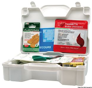 Аптечка первой помощи по нормам Франции плавание в открытом море более 60 миль 290x215x90 мм (арт. 32.916.03)