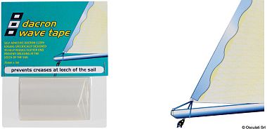 Лента самоклеящаяся PSP Dacron Wave Leech Tape 75 мм x 3 м белая