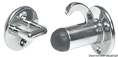 Фиксатор дверей из хромированной латуни 50мм под пружину