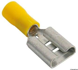 Наконечник под ножевой разъем тип гнездо 6.3 мм 2.5 - 6 мм² (100 штук)