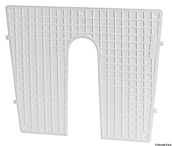Кормовая защитная пластина белая 430x350 мм