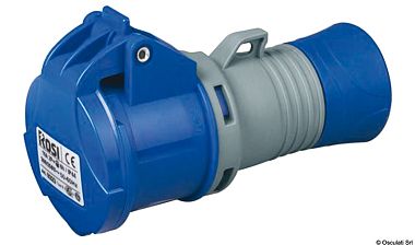 Mennekes AM-TOP 522 Розетка трехполюсная с защитной крышкой 32А 230B IP44 для подключения к береговой сети (арт. 14.336.02)