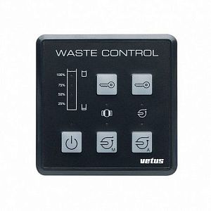 Панель управления системой канализации Vetus 12/24В (арт. WWCP)