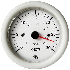 Guardian спидометр 0-30 узлов, белый, 12 В (арт. 27.522.01)