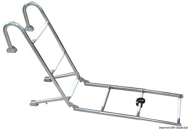 Лестница складная для площадки 48.443.40/41 1320 х 280 мм 6 ступеней