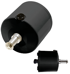 Гидронасос рулевой Vetus 19,7см3/об вал Ø19мм 1:12 для шланга Ø10мм 5 поршней, черный (арт. HTP2010B)