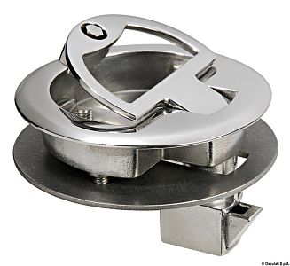 Ручка для больших размеров дверц/щитов пайола без замка Ø75мм из нержавеющей стали AISI316