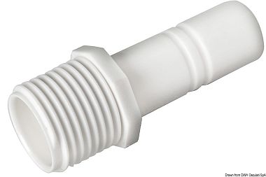 Цилиндрический фитинг с наружной резьбой 1/2" BSP WHALE