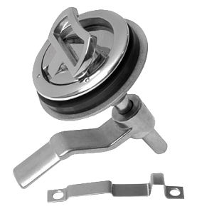 Ручка с поворотной задрайкой без замка для подъема люков/пайолов Ø60 мм