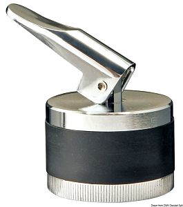 Распираемая сливная пробка Ø34мм из хромированной латуни (арт. 18.533.34)