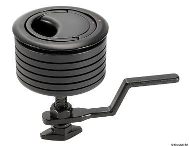 Ручка для щитов пайола Eclipse MK2 75 врезная, из нержавеющей стали, черная