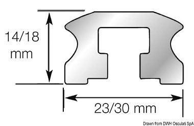 Скользящий болтовой трек размер 1
