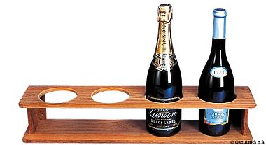 Полка ARC из тика для 4 бутылок 560 x 115 x 105 мм (арт. 71.602.22)