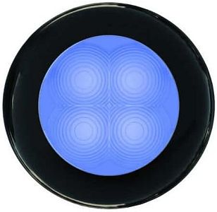 Светильник врезной Hella Marine LED SlimLine 24В, голубой/черный (арт. 2XT980 503-251)