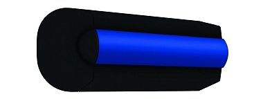 Заглушки защитные Vetus V-quipment черные на концы профиля POLY40, 2шт (арт. EPOLY40B)