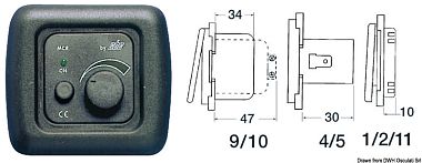 Кронштейн с защелками CBE MAT1NL/G из тёмно-серого пластика для крепления переключателей и розеток